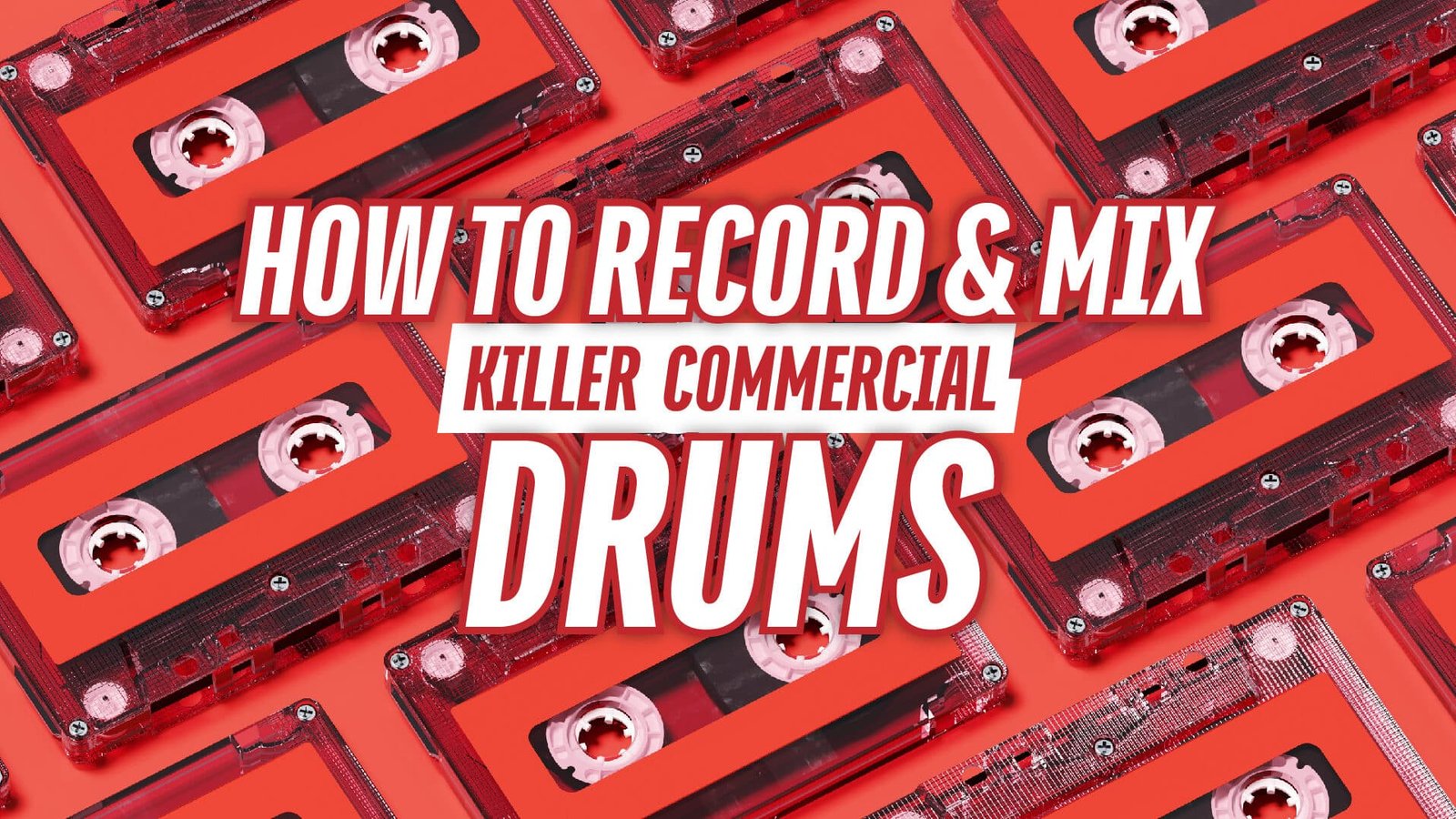 Drum recording and mixing course 1 mixing & recording phat affected drum sounds